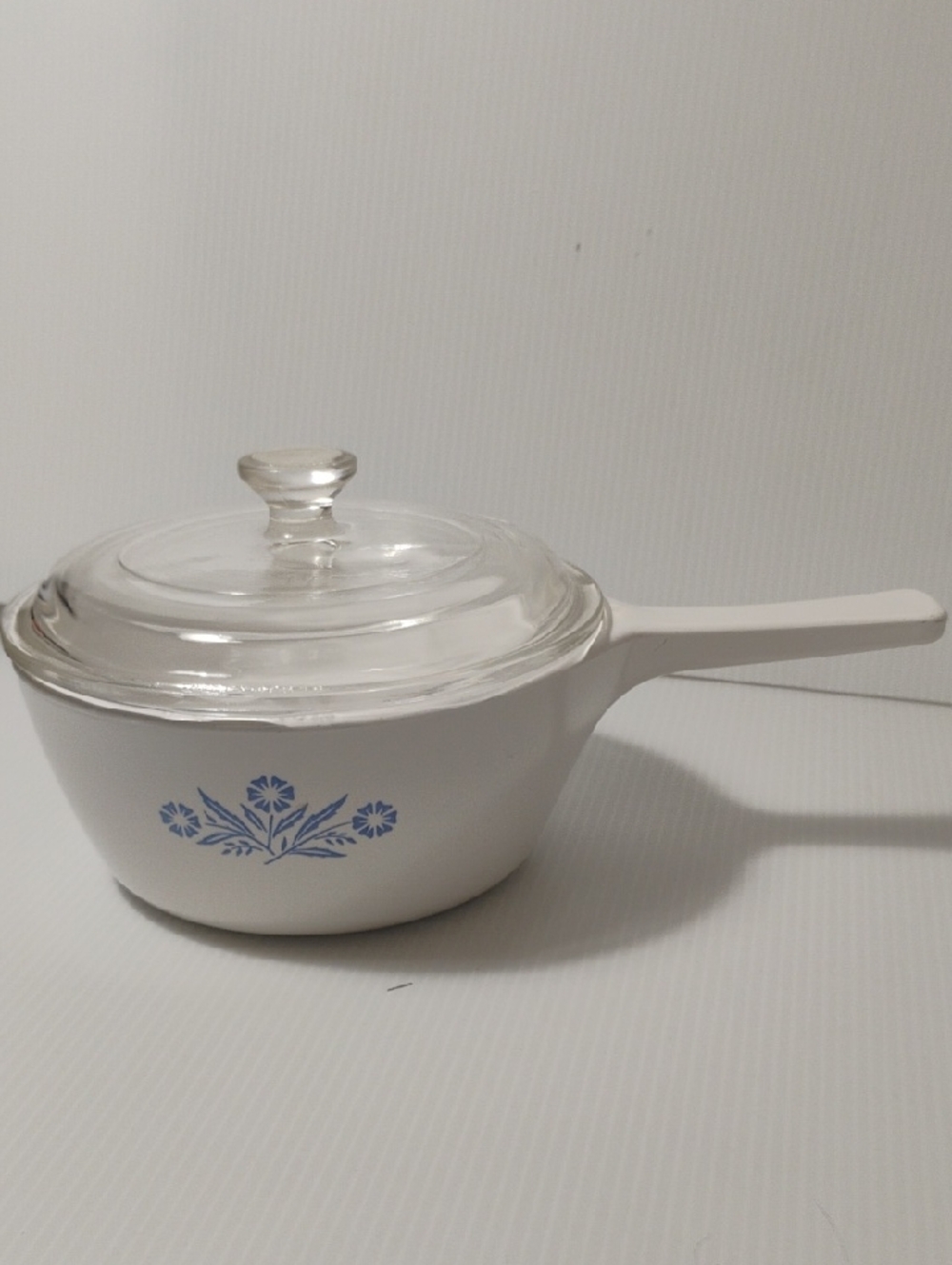 CorningWare Blue Cornflower P-82-B Sauce Pan/Skillet w/Lid 1.5 Pint 1972-79 VTG